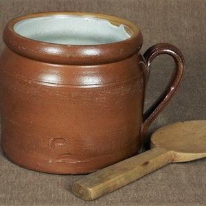 Vintage French Earthenware Confit Pot, Crock image 8