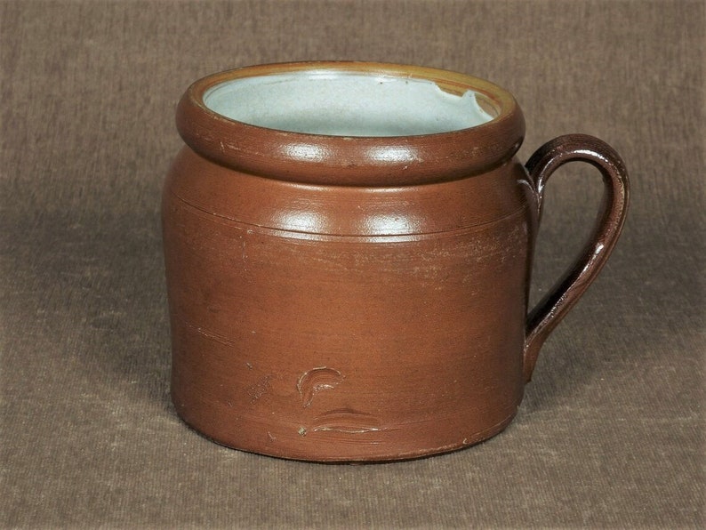 Vintage French Earthenware Confit Pot, Crock image 6