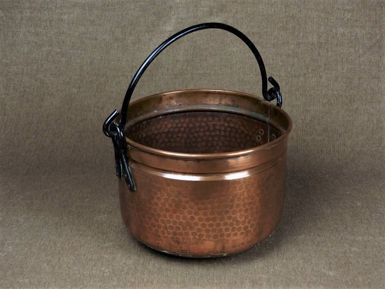 Vintage French Copper Cauldron image 7