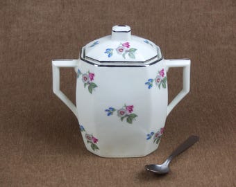 Art Deco LIMOGES Porcelain Sugar Bowl