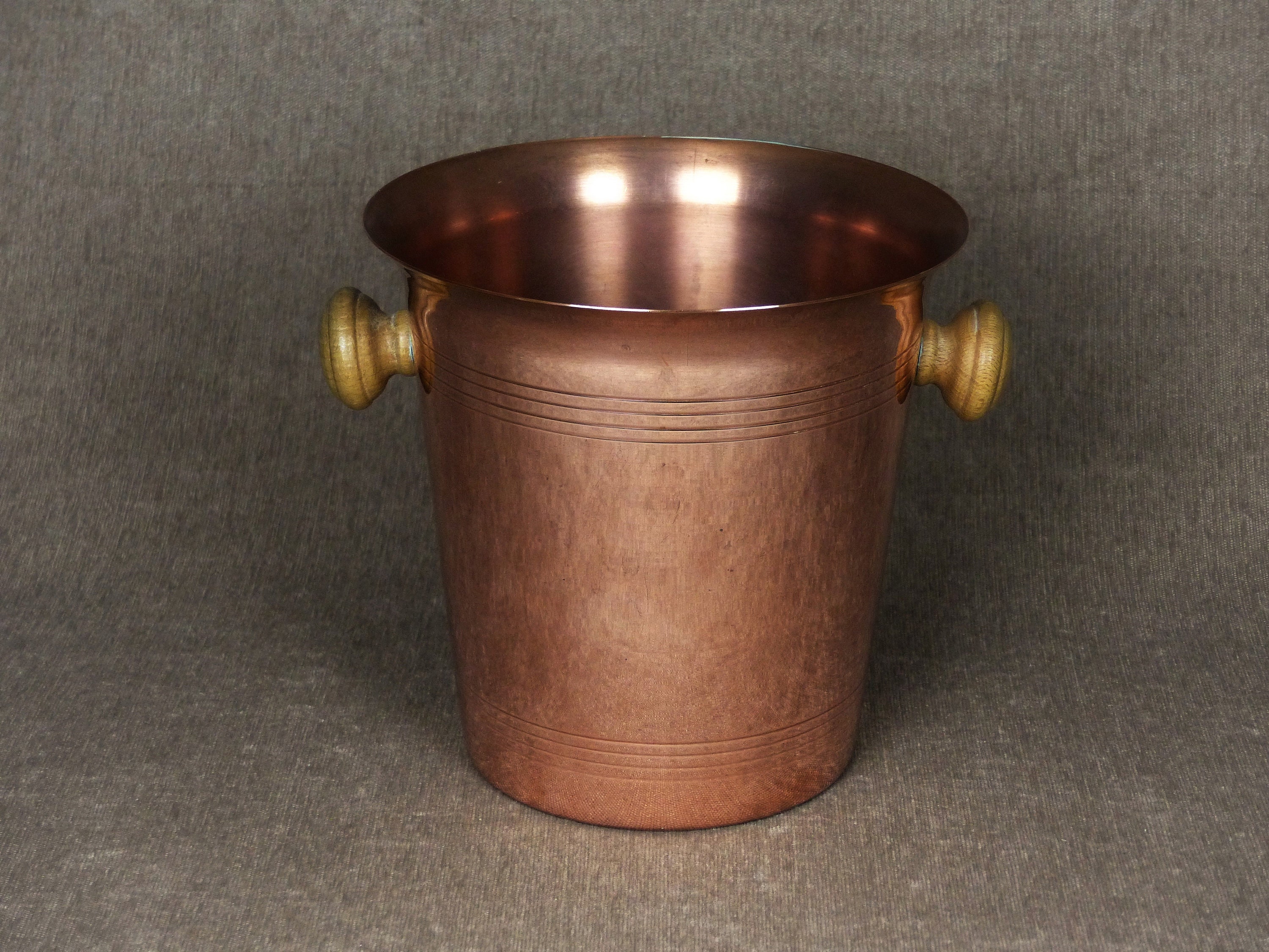 Vintage French Copper Champagne Bucket