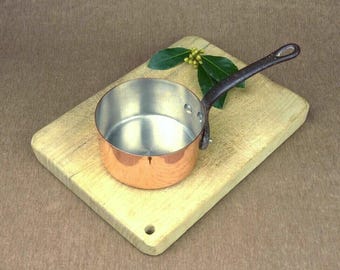 Small Vintage French Copper Saucepan