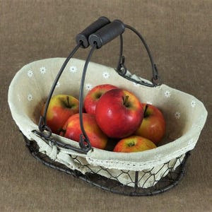 Rustic Wireware Storage Basket