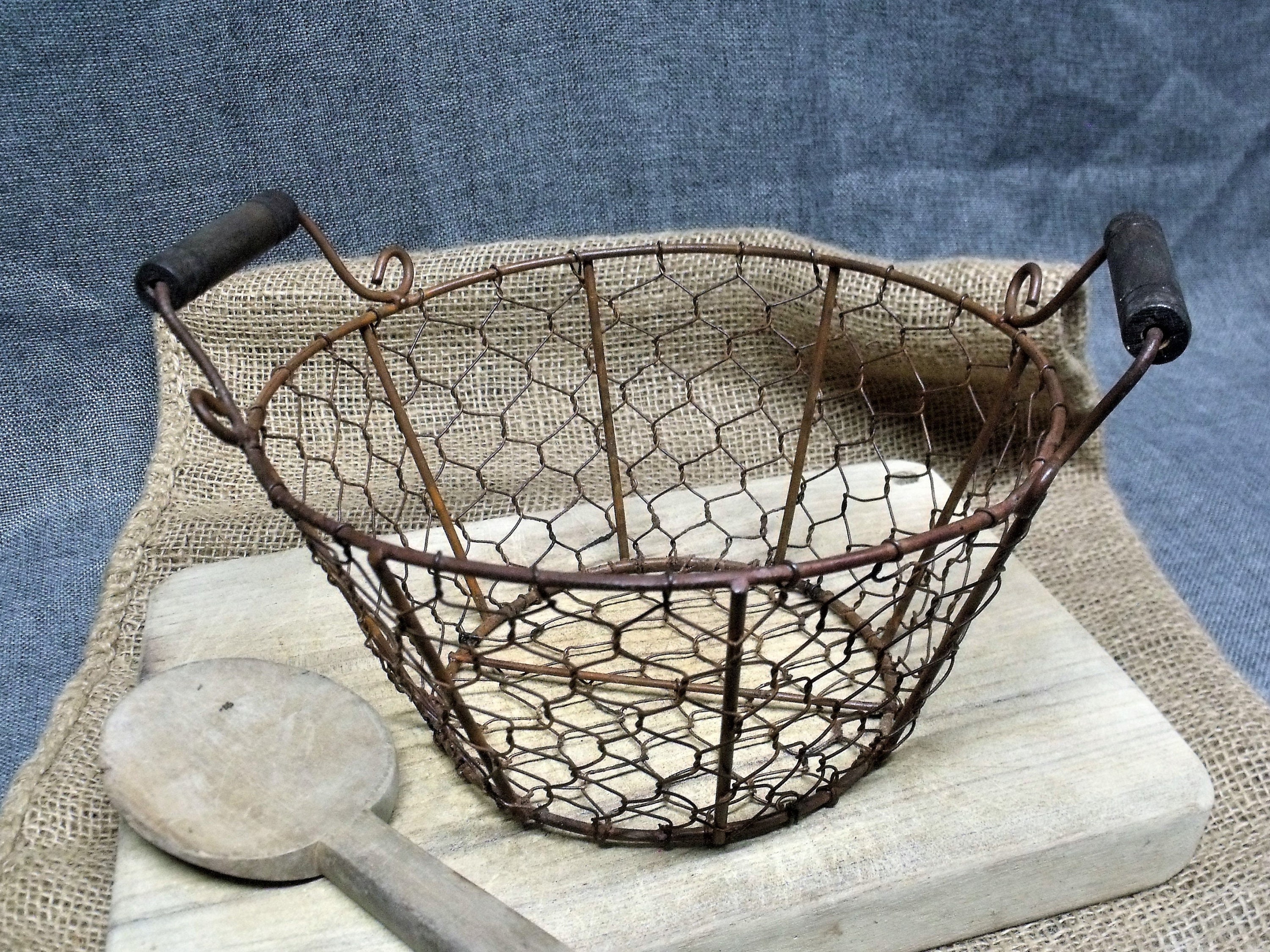 French Farmhouse Wire Basket