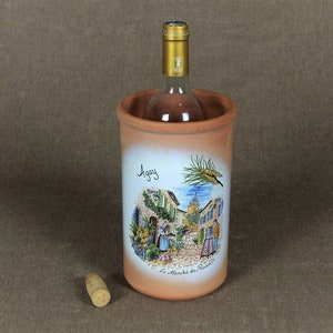 Vintage French PROVENCE Terracotta Brique à Vin Wine Cooler image 1