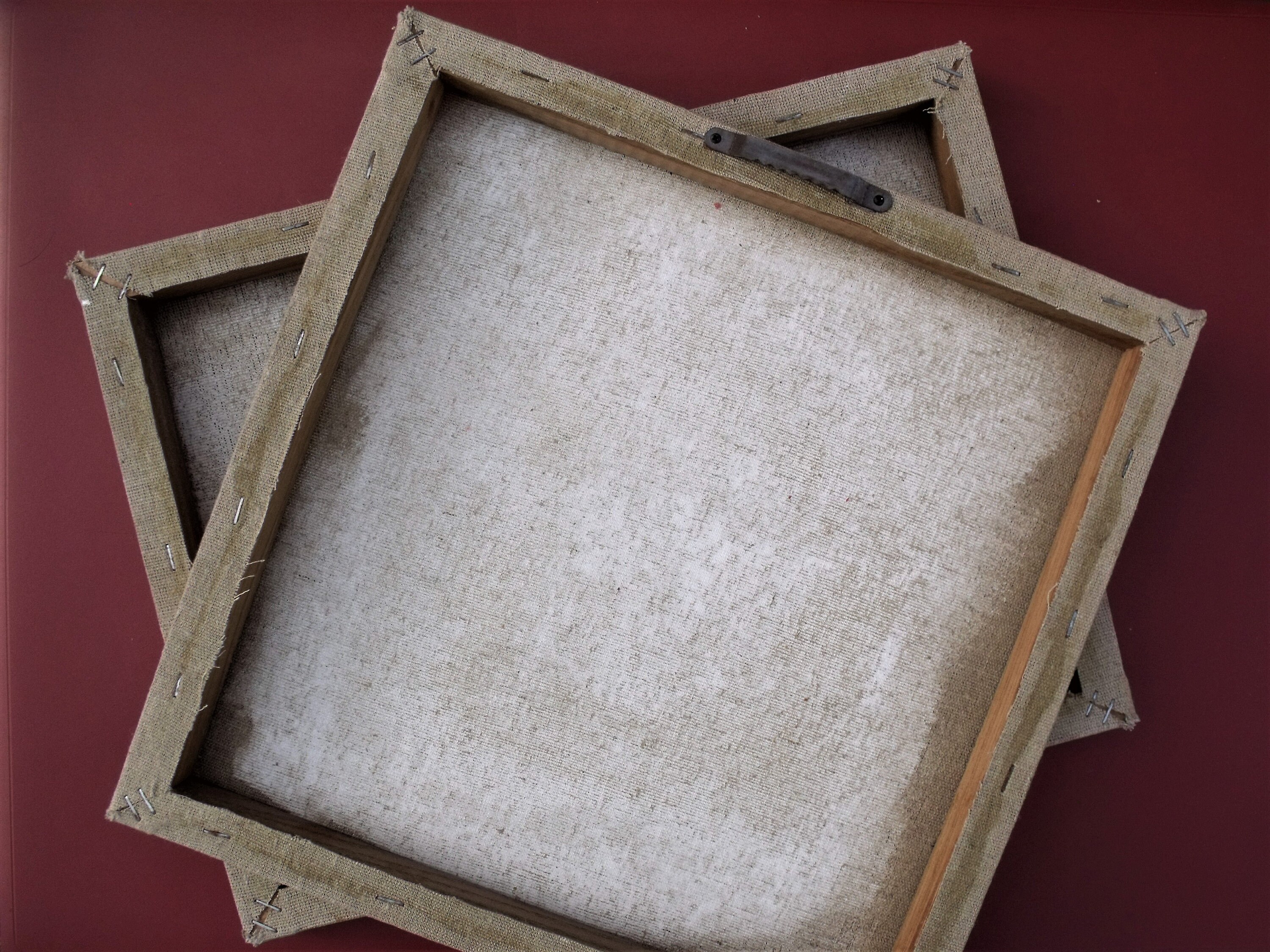 Set of Two Vintage French Country Kitchen Canvas Art Prints