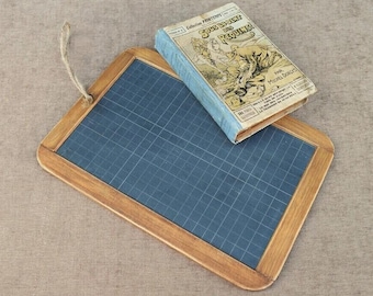 Vintage French School Slate Chalkboard