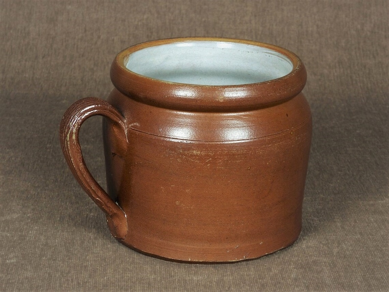 Vintage French Earthenware Confit Pot, Crock image 4