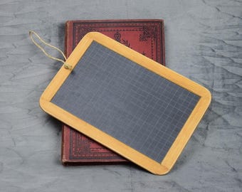 Vintage French School Slate Chalkboard