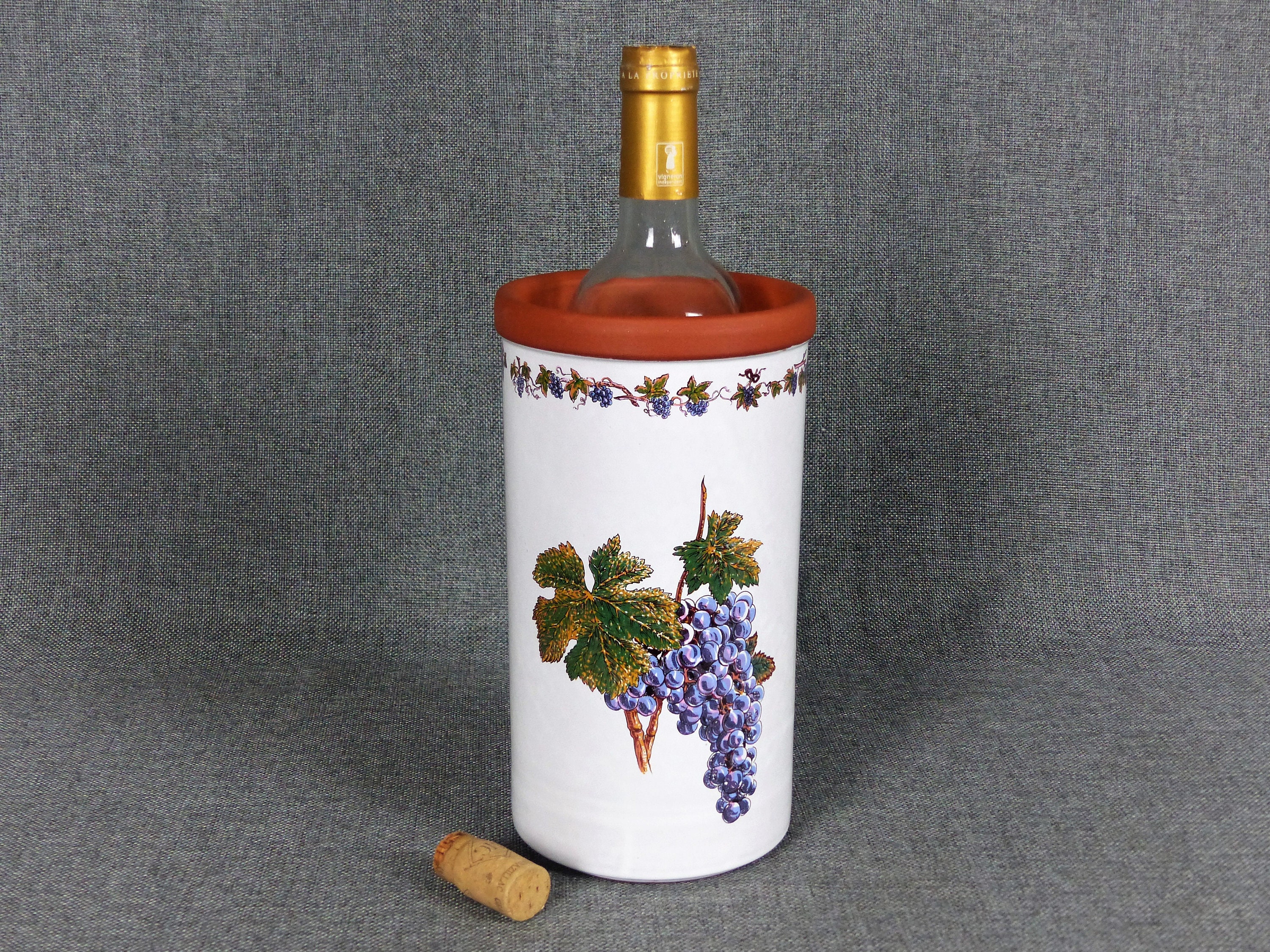 Millésime Français Provence Terracotta Brique à Vin Wine Cooler