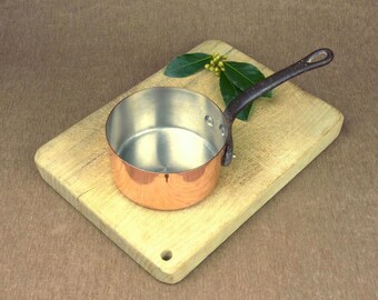 Small Vintage French Copper Saucepan