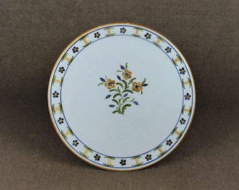 Antique French Cake Stand - faïence de NEVERS