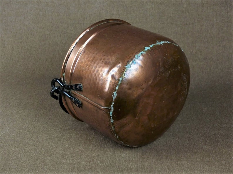 Vintage French Copper Cauldron image 4