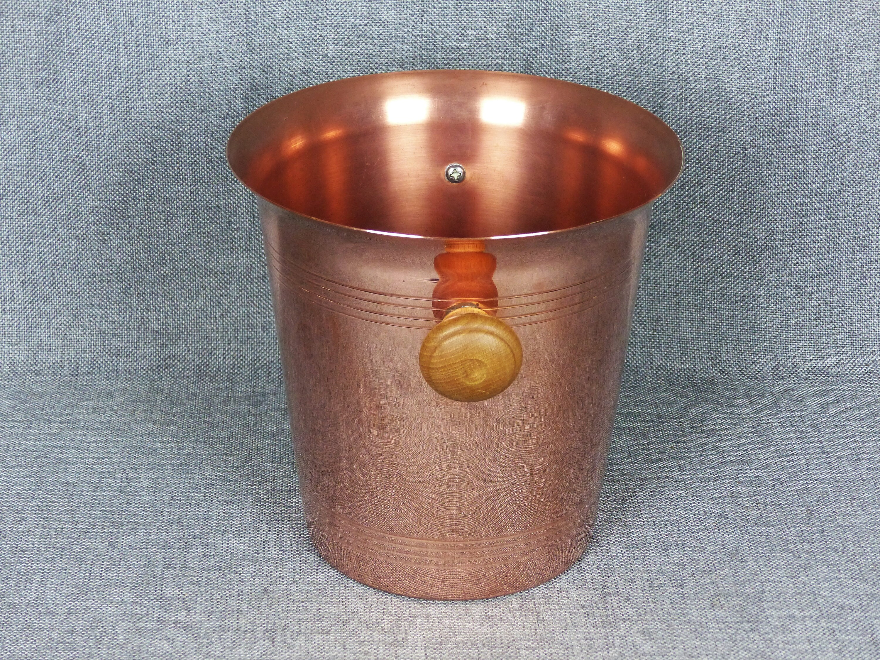 Vintage French Copper Champagne Bucket