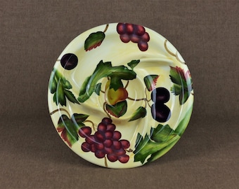 LARGE Vintage Ceramic Apéritif Dish