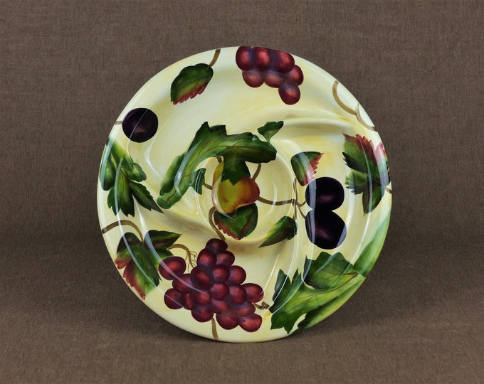 Featured listing image: LARGE Vintage Ceramic Apéritif Dish