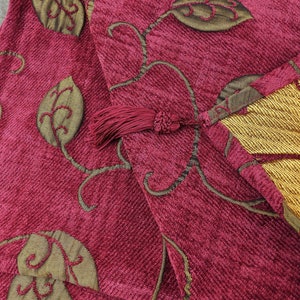 Vintage French Velvet & Satin Table Runner image 7