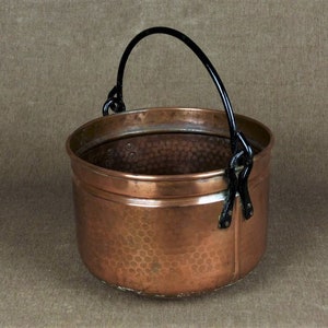 Vintage French Copper Cauldron image 6