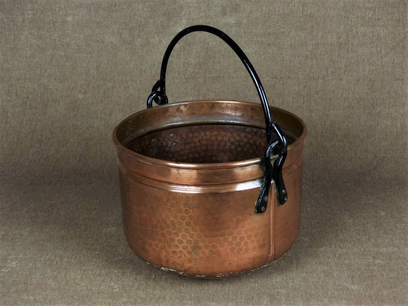 Vintage French Copper Cauldron image 6