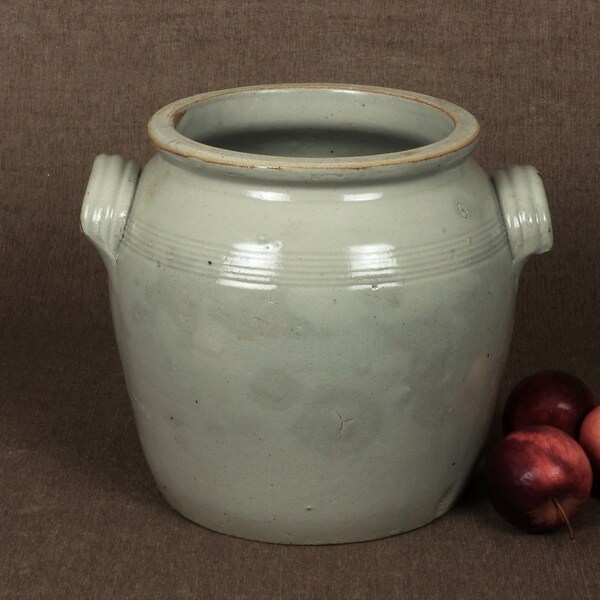 Large Antique Crock Etsy