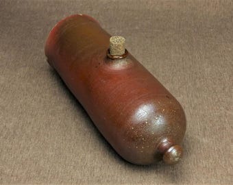Antique French Stoneware Bed Warmer