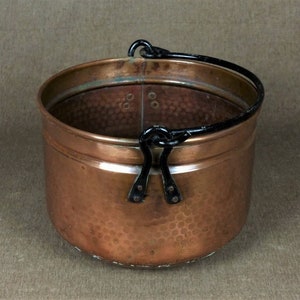 Vintage French Copper Cauldron image 5