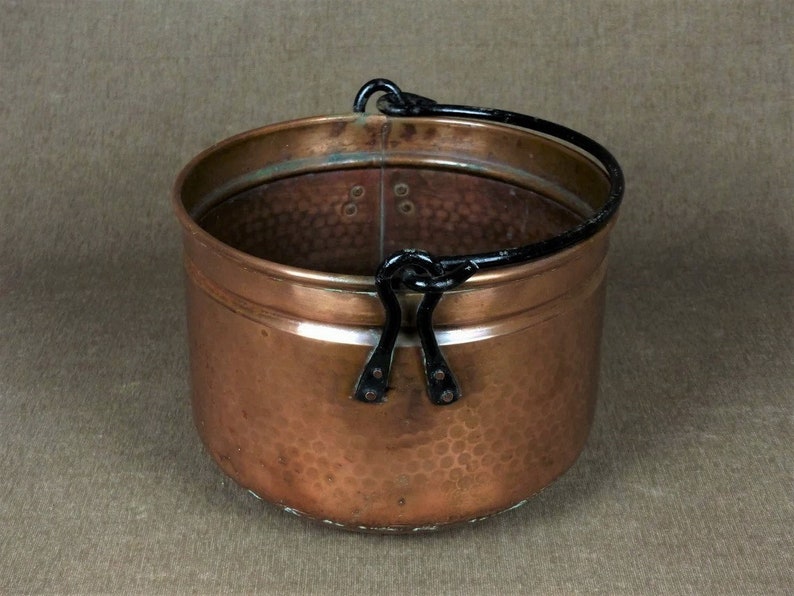 Vintage French Copper Cauldron image 5