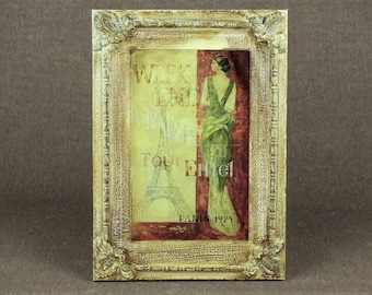 Retro French ART DECO Canvas Print - PARIS