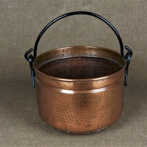 Vintage French Copper Cauldron image 2