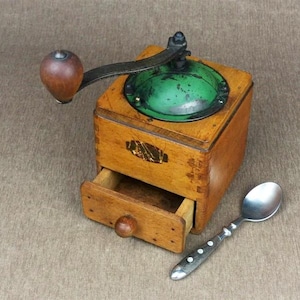 Vintage Franse ODAX-koffiemolen