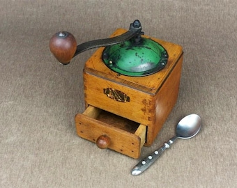 Vintage French ODAX Coffee Grinder