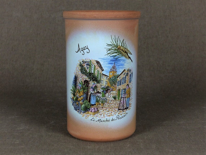 Vintage French PROVENCE Terracotta Brique à Vin Wine Cooler image 7