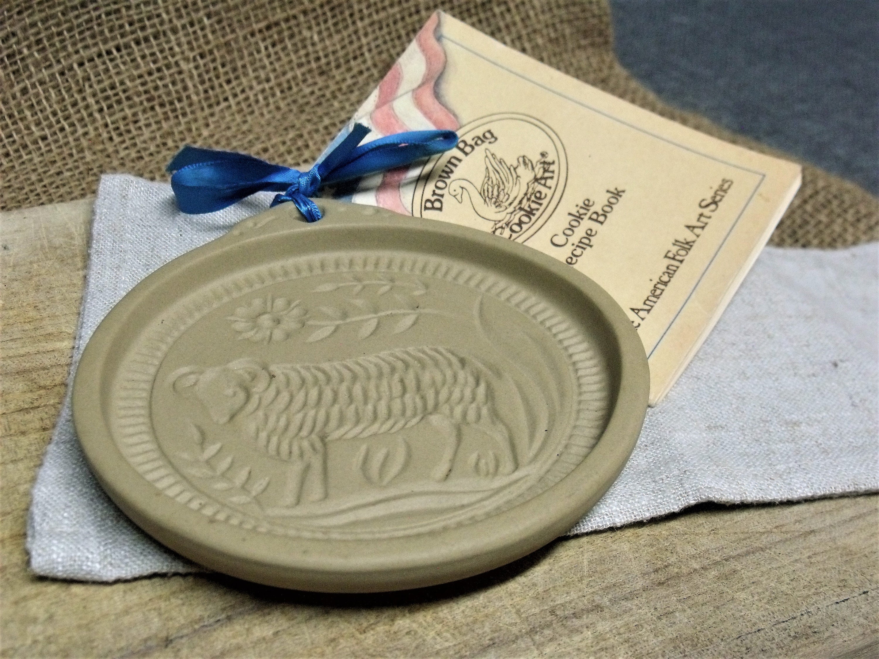 Vintage Stoneware Cookie Mold