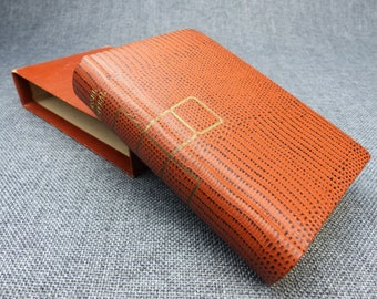 Vintage French Leather Bound Prayer Book - "Missel-Vespérel des Dimanches et Fêtes"