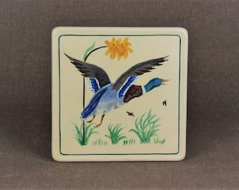 Vintage French LONGWY Ceramic Trivet