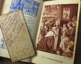Vintage French Illustrated Prayer Book - "Missel de l'Eucharistie"