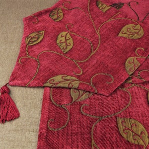 Vintage French Velvet & Satin Table Runner image 6