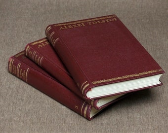 Vintage TOLSTOY Book Bundle - French Edition 1952