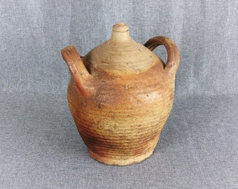 Antique French LARGE Earthenware Oil Jar