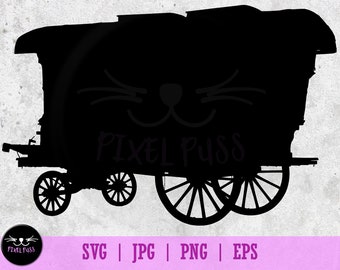 Download Covered Wagon Svg Etsy