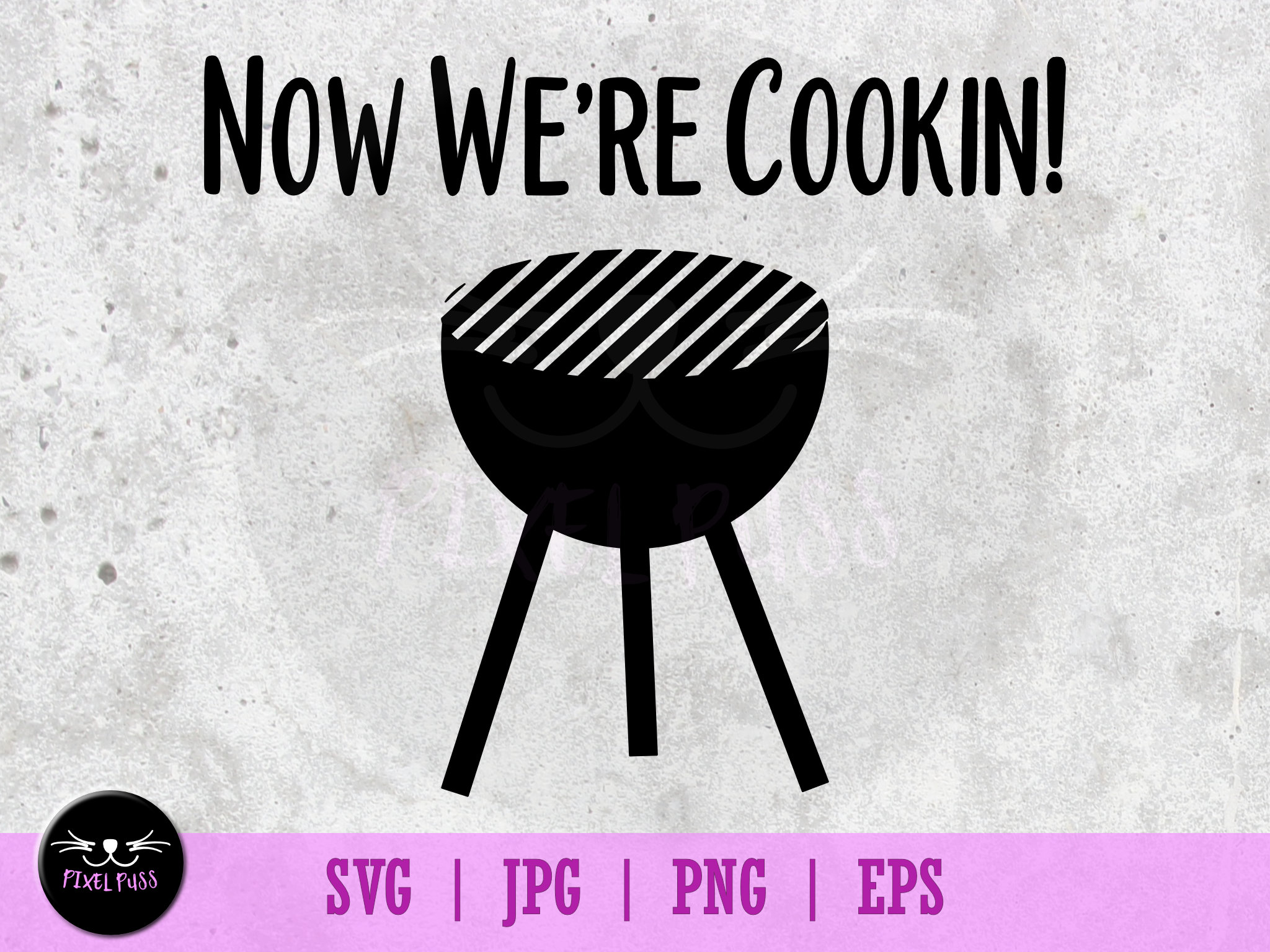 Now We're Cooking Bbq Barbecue Cookout Grill Chef Apron Decal Text