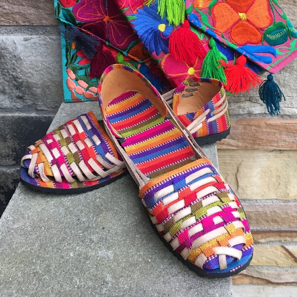 Handmade Women's Mexican Huaraches - Mexican Sandals - Huaraches Sandals Womens - Sizes: 4 - 8 - Handmade in Chiapas - Huaraches Mexicanos
