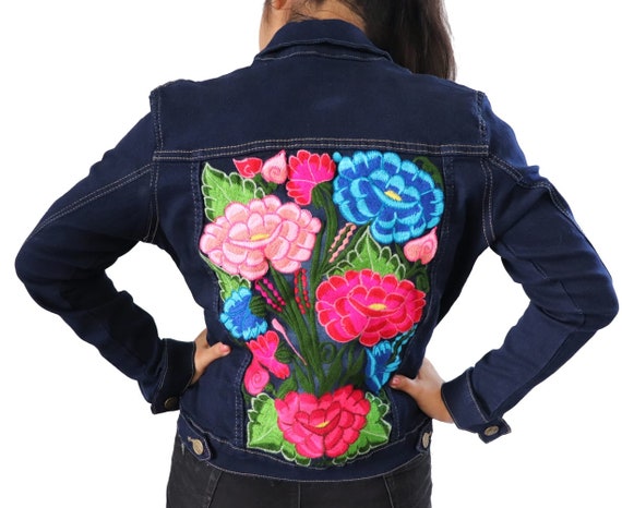 embroidered jean jacket