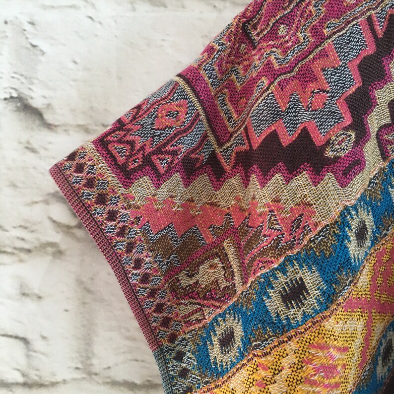 Blusa Artesanal Mexican Hippie Blouse Hippie /& Boho Crop Top Women/'s Handmade Woven Mexican Crop Top One Size Bohemian Blouse