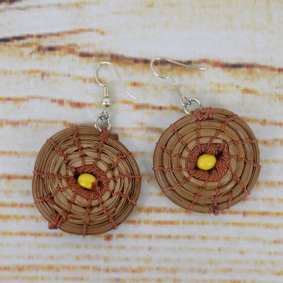 Gift for Her Womens Earrings Womens Jewelry Huichol Jewelry Mexican Bead Earrings Mexican Jewelry Mexican Earrings Bohemian