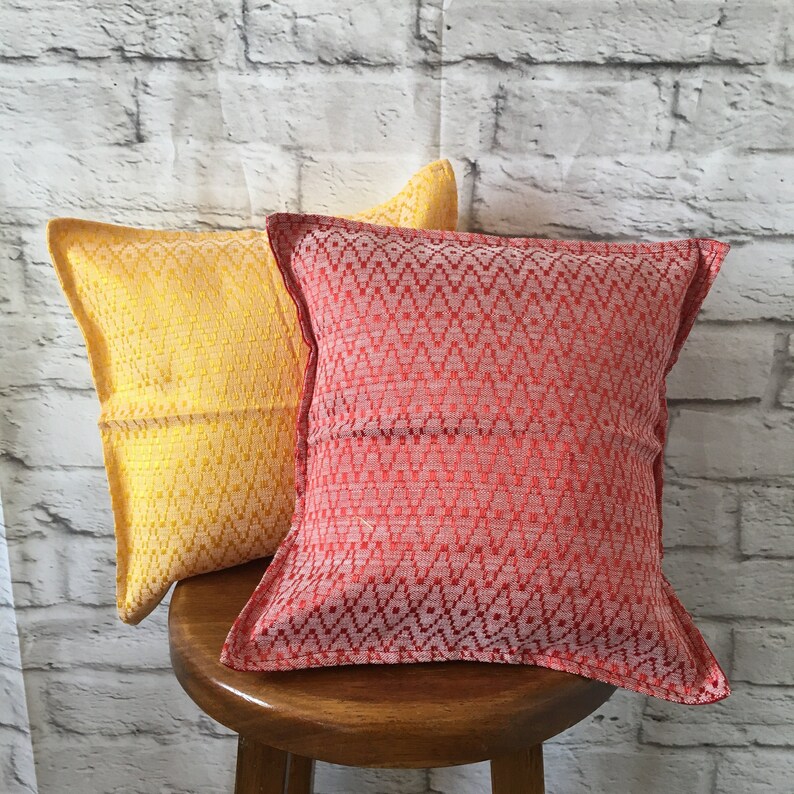 Mexican Pillow Cover Mexican Cushion Cover Woven Pillow Etsy