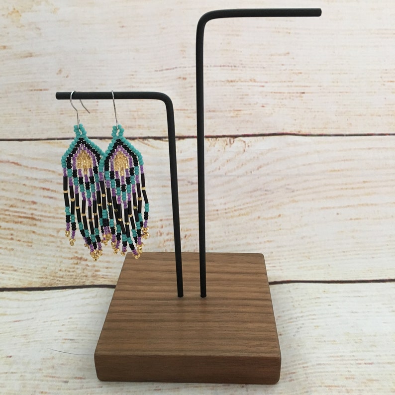 Gift for Her Womens Earrings Womens Jewelry Huichol Jewelry Mexican Bead Earrings Mexican Jewelry Mexican Earrings Bohemian