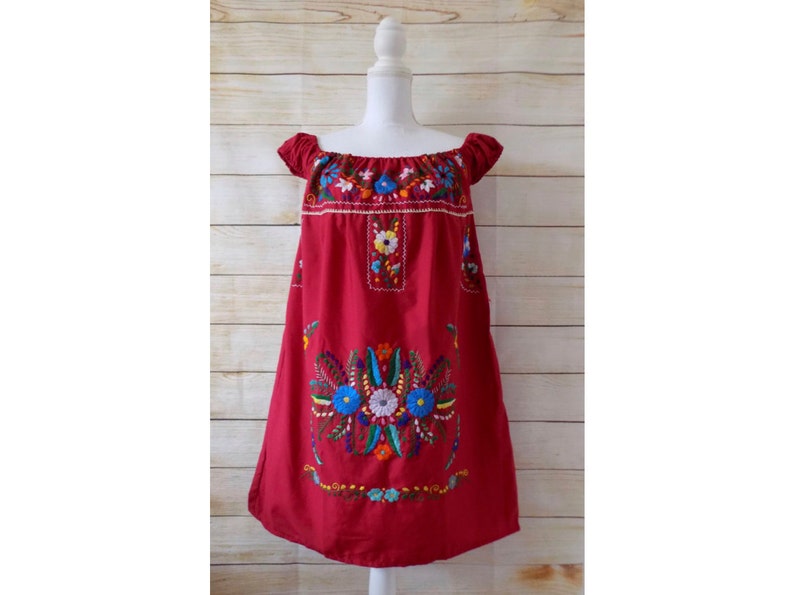 mexican dress red