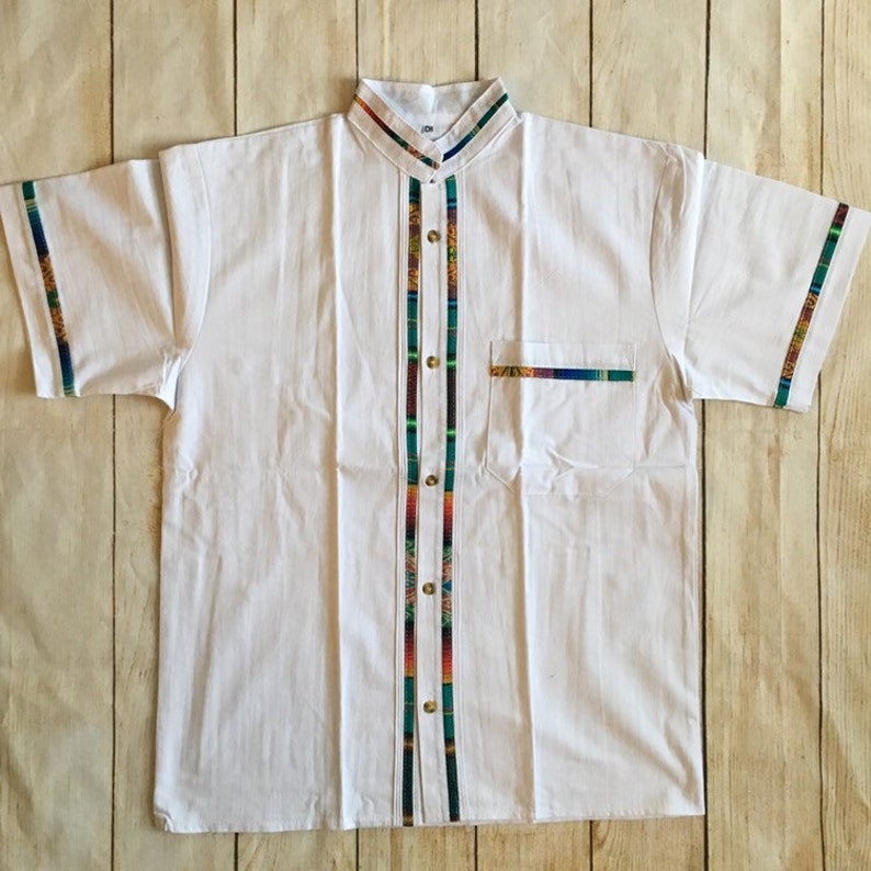 Mens Guayabera Mexican Guayabera Traditional Mexican Shirt Etsy