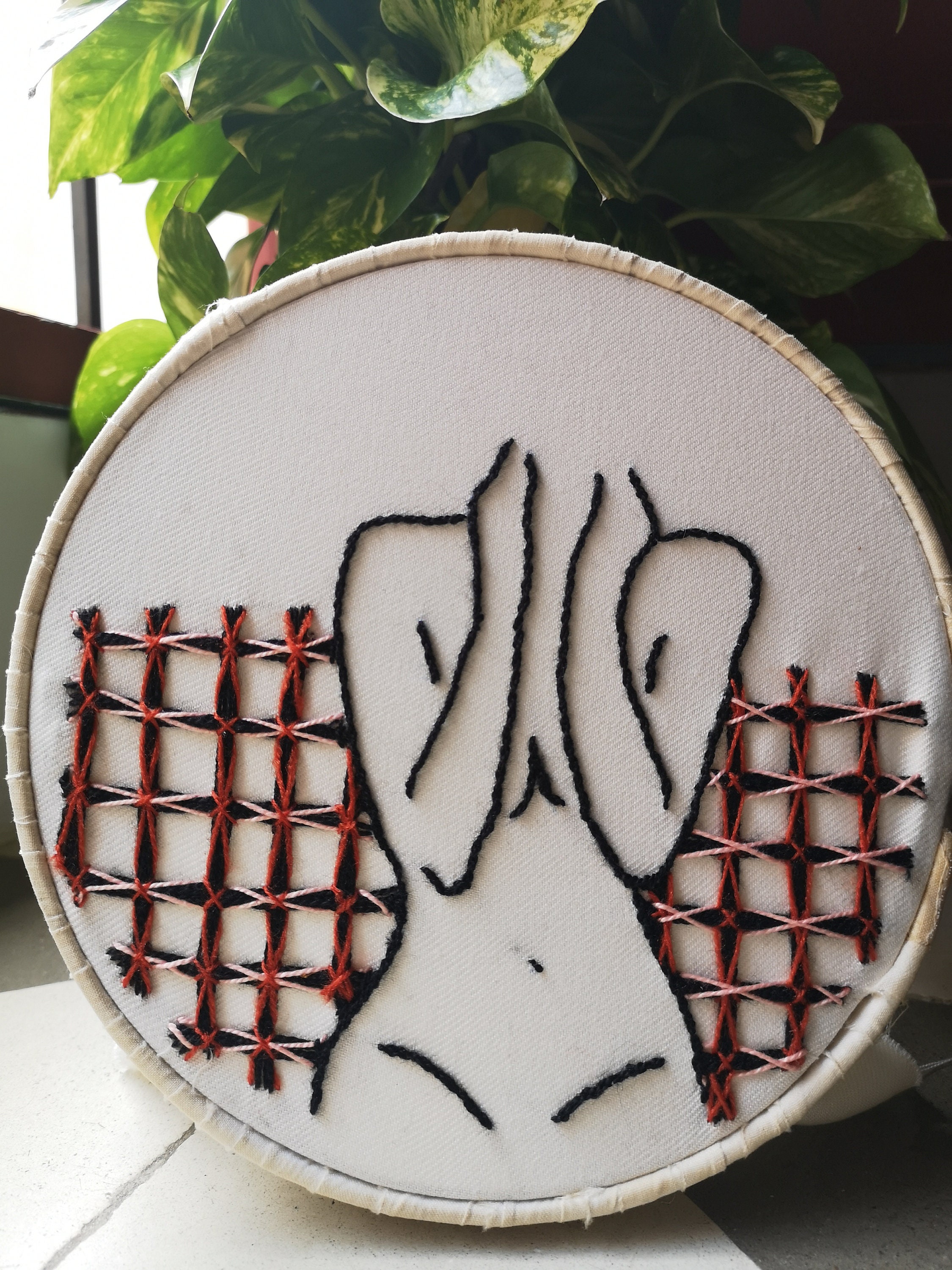 Female Nude Embroidery Embroidered With Plot Artistic Etsy